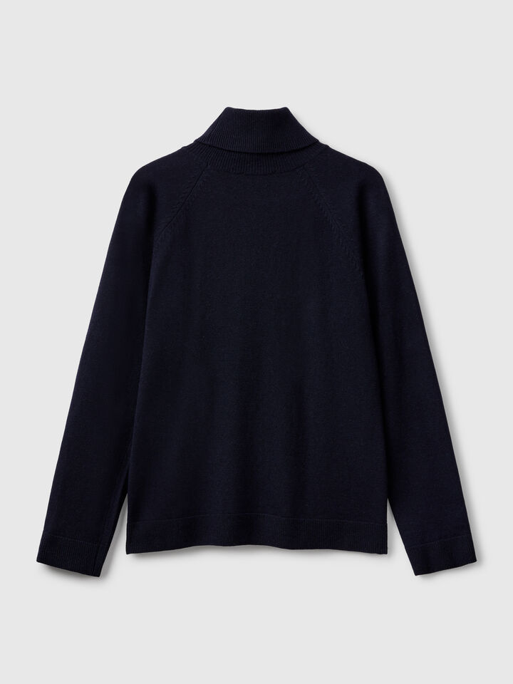 TURTLE NECK SWEATER Mujer image number 5